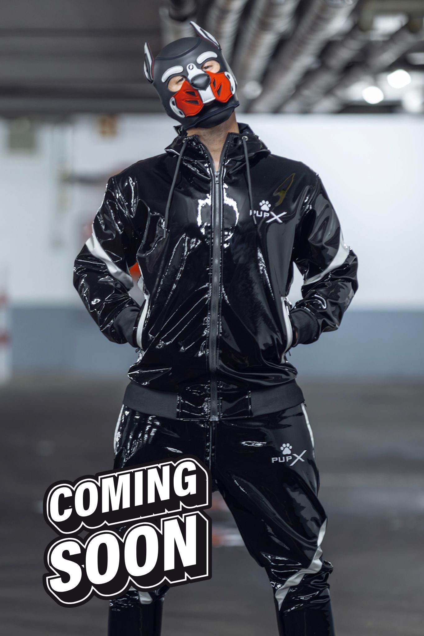 bark jacket I black/white I pvc pro