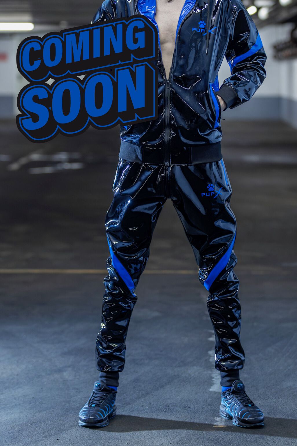 bark pants I black/blue I pvc pro