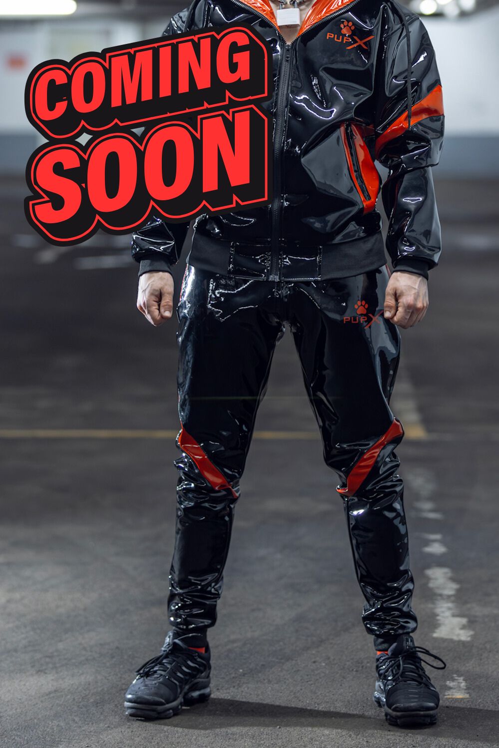 bark pants I black/red I pvc pro
