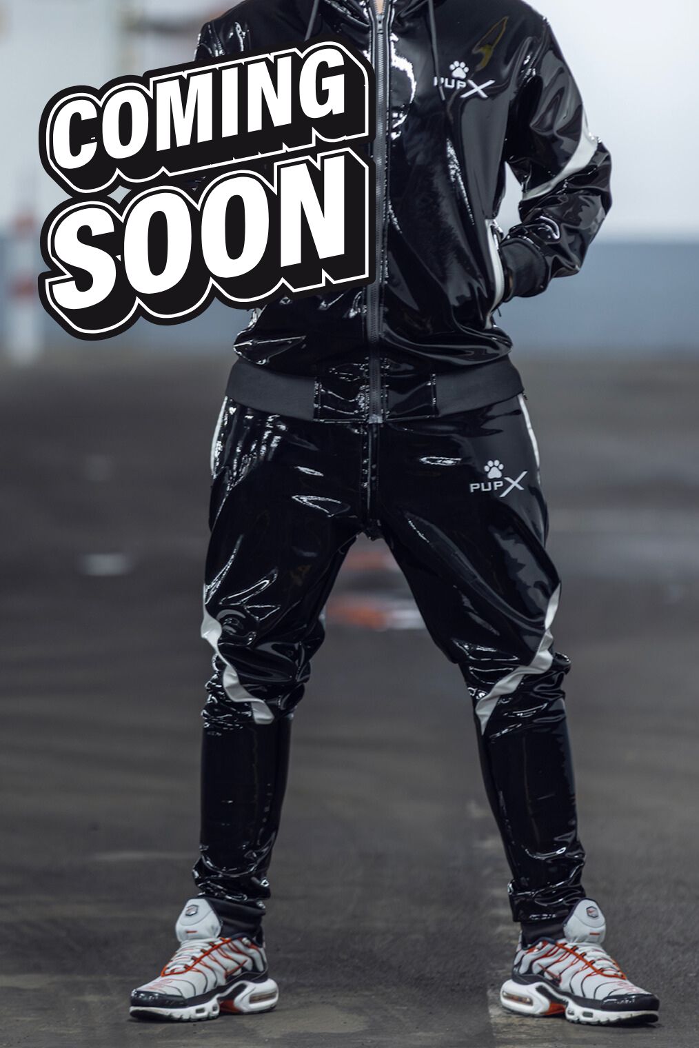 bark pants I black/white I pvc pro