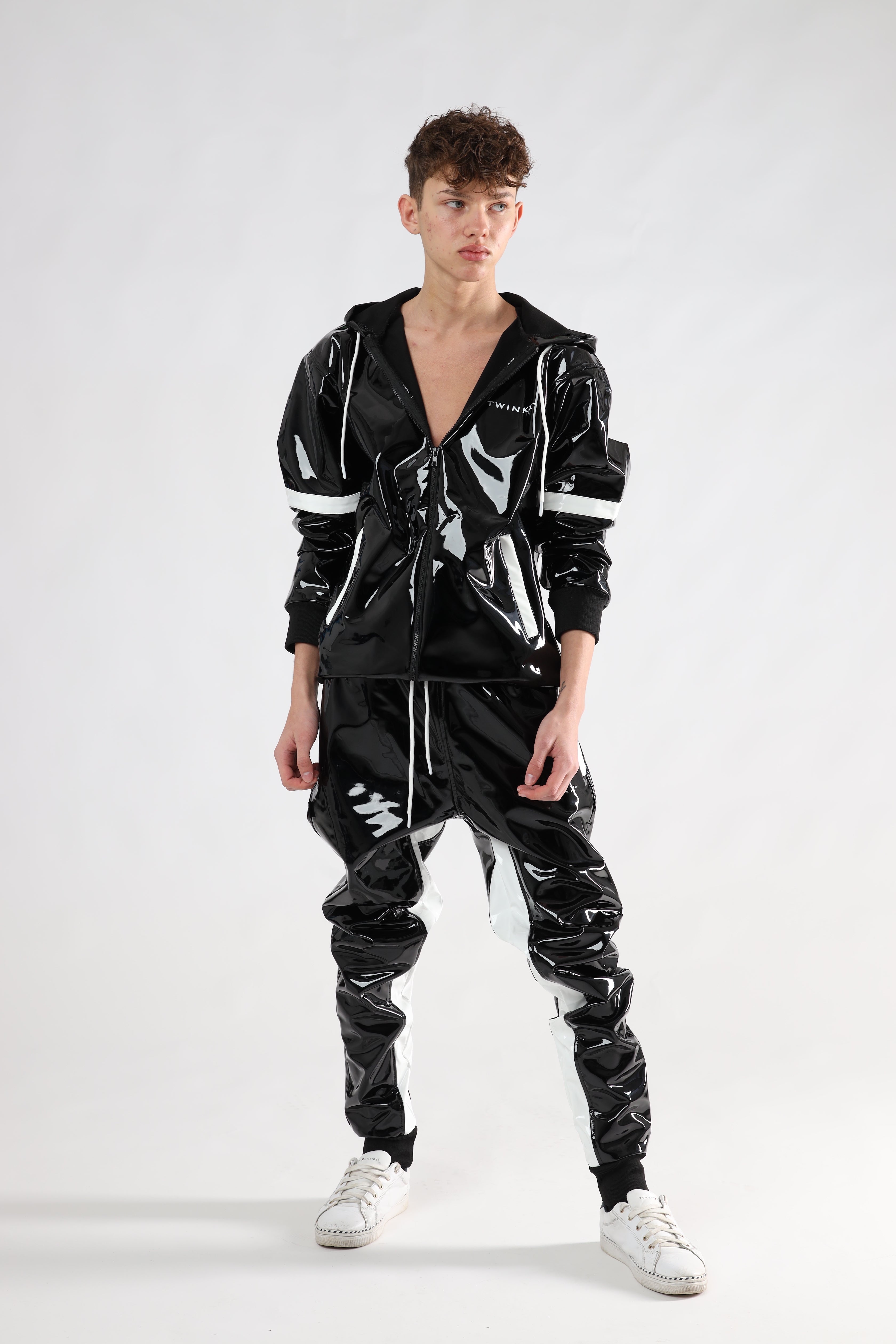 datingstar jacket I black/white I pvc pro