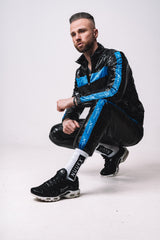 jacket "edition neon blue pvc"