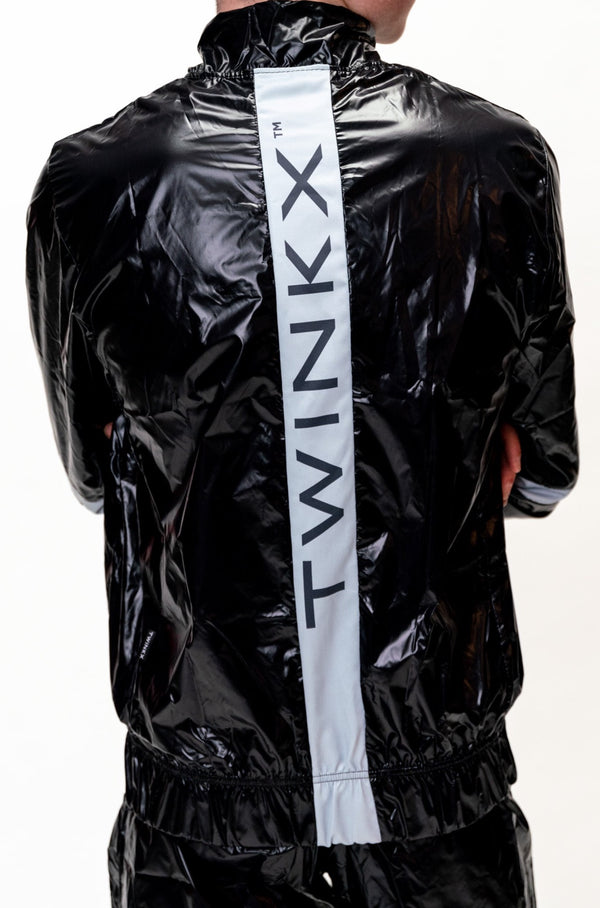 jacket "nightlife black/grey nylon"